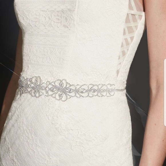 Wedding dress sash